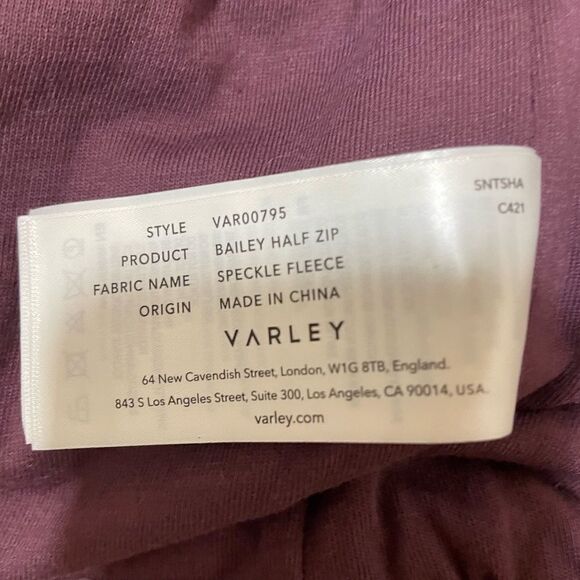 NWT Anthropologie Varley  Half Zip jacket size XL
Speckle fleece 
Retail $168 - Picture 14 of 14